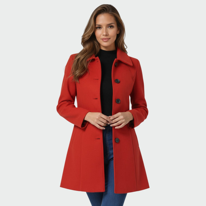 Ellie - Single Breasted Winter Trench Coat
