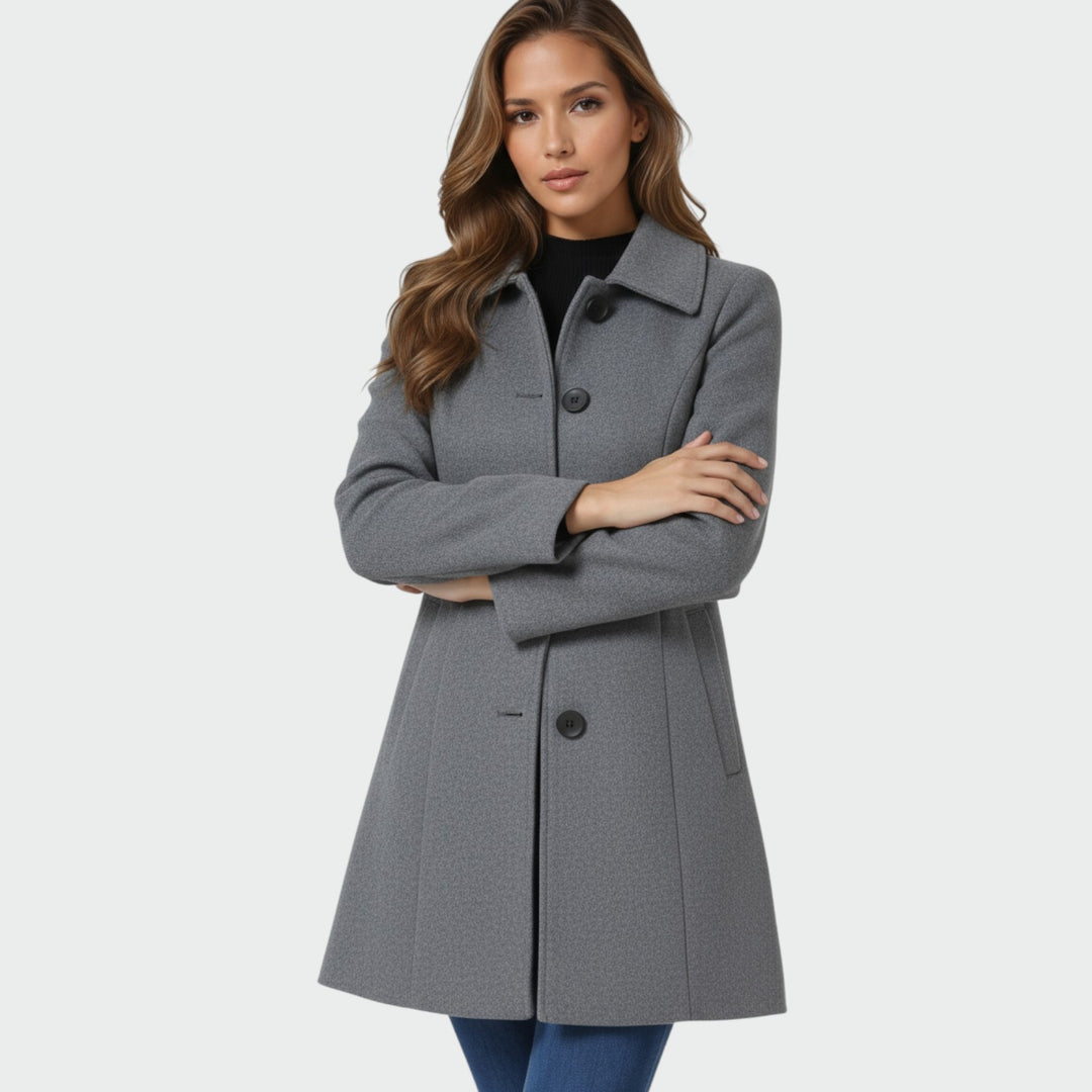 Ellie - Single Breasted Winter Trench Coat