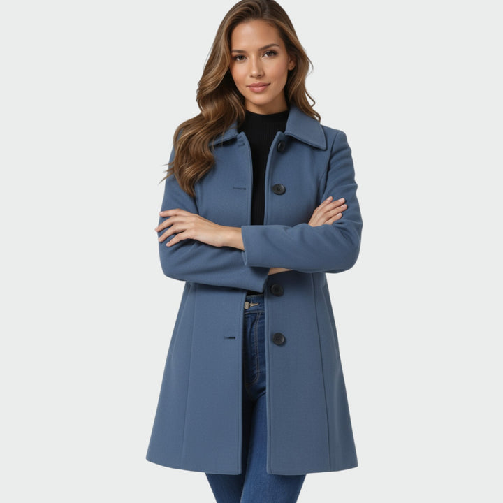 Ellie - Single Breasted Winter Trench Coat